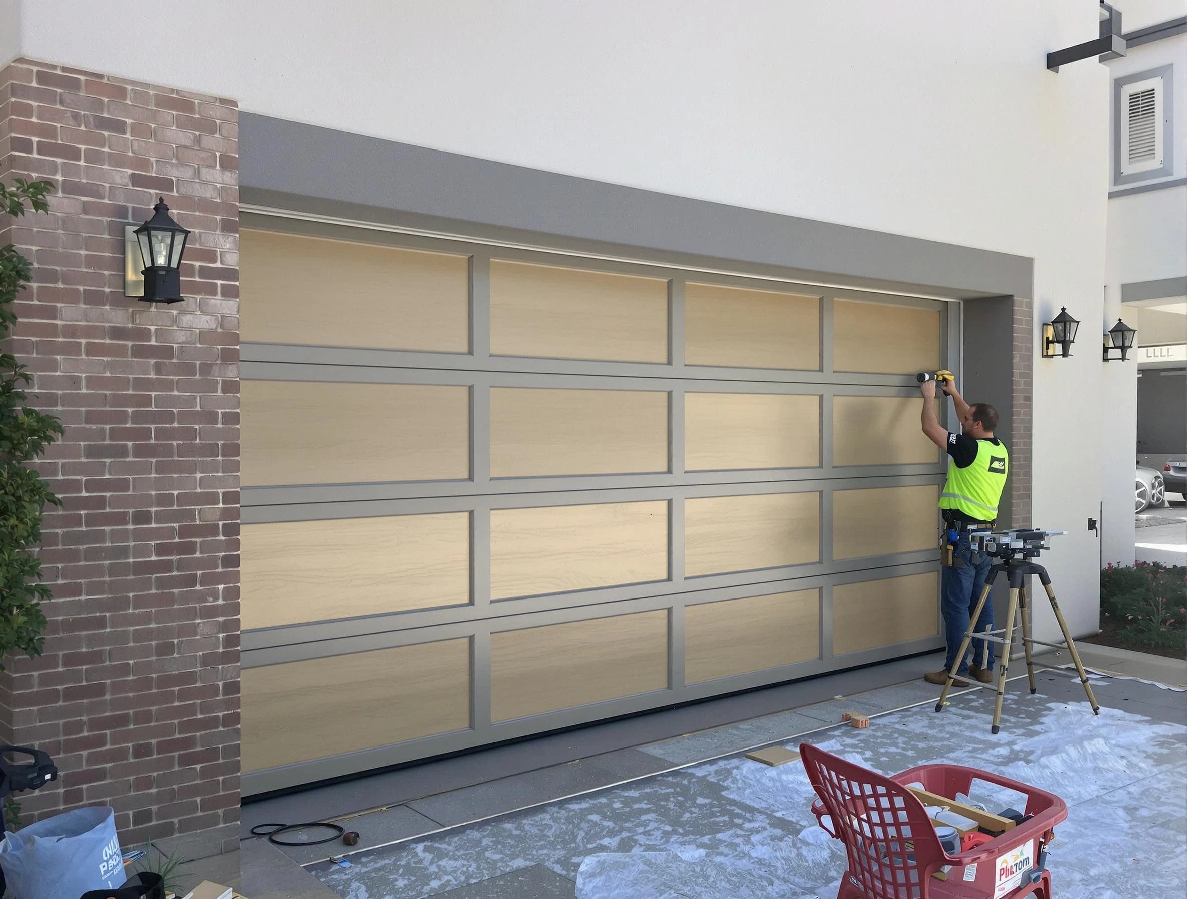 Garage door replacement service by Summit Garage Door Repair in Summit