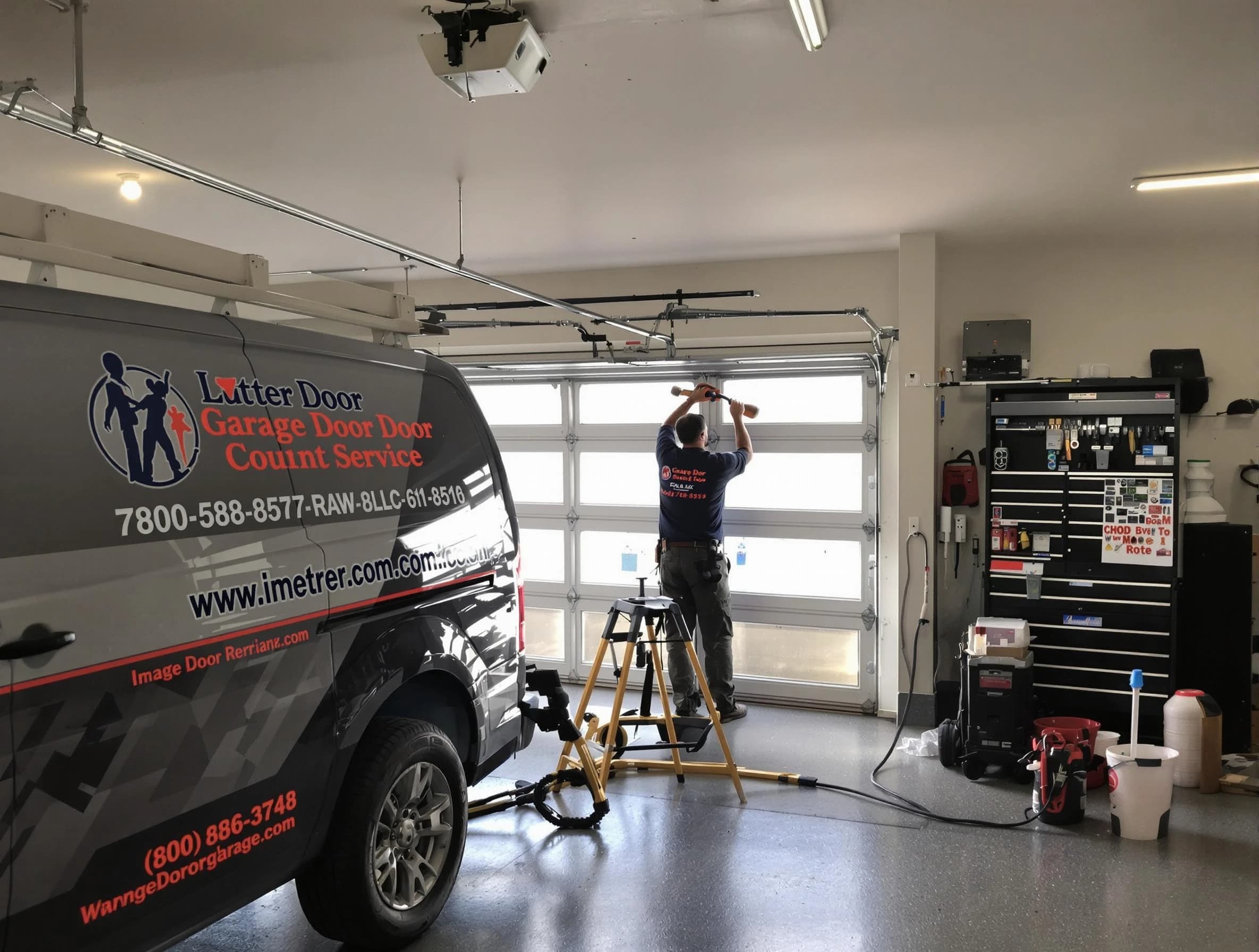 Summit Garage Door Repair rapid response team performing same-day repair in Summit